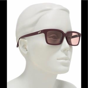 Tods 55mm Rectangle Sunglasses